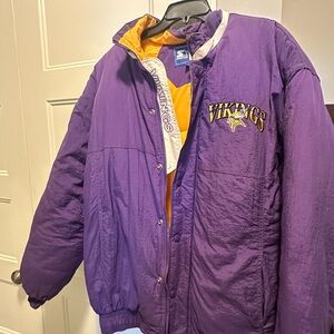 Minnesota Vikings Starter Jacket-Men’s Size Large